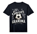 Mens Soccer Grandma Heart Ball T-Shirt - Fun Novelty Design for Adults - T-Shirt, Sweatshirt, Hoodie