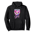 Female Soccer Player Funny Soccer Hoodie - Trendy Graphic Men Women - T-Shirt, Sweatshirt, Hoodie