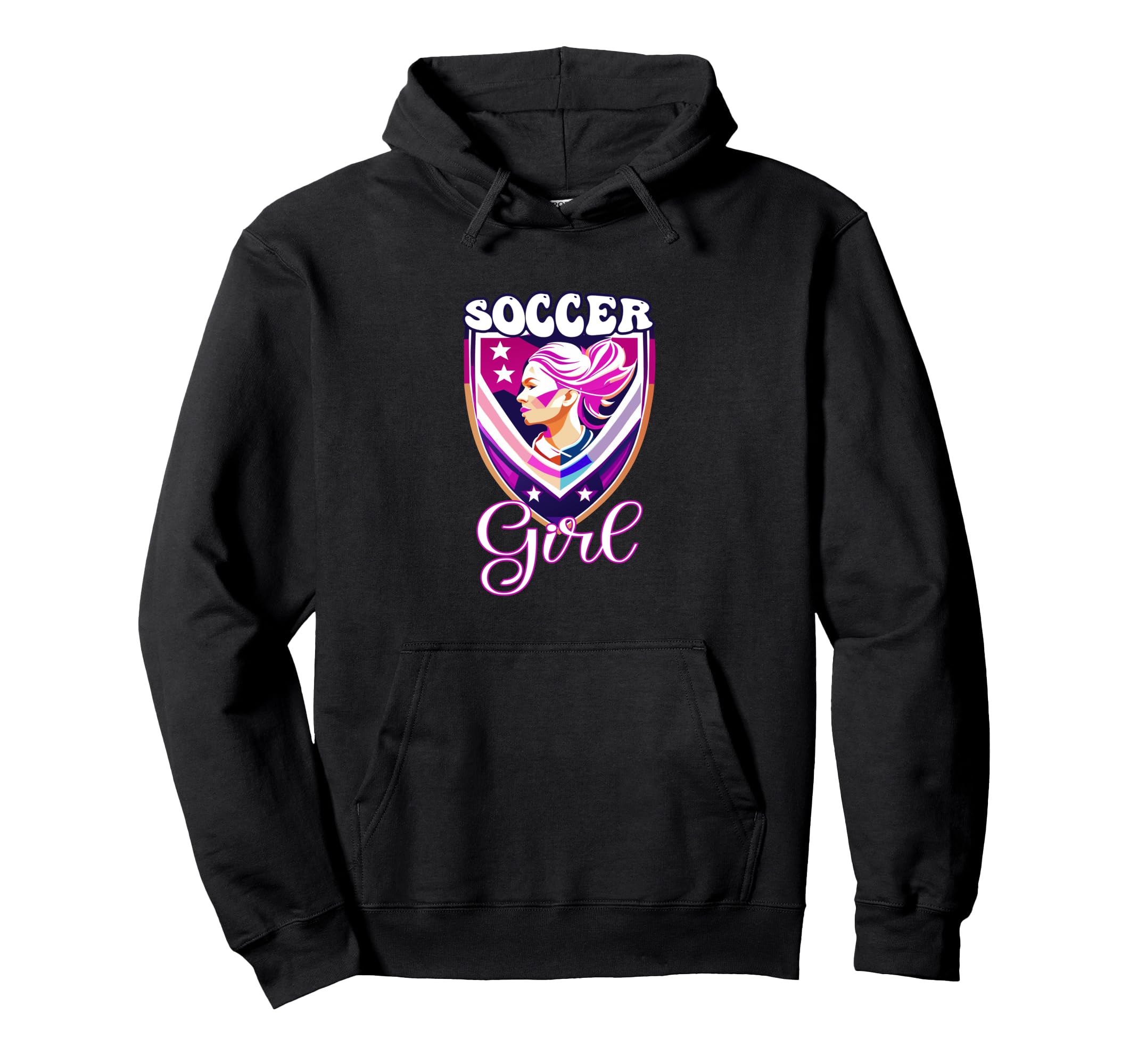 Female Soccer Player Funny Soccer Hoodie - Trendy Graphic Men Women - T-Shirt, Sweatshirt, Hoodie