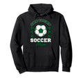 Soccer Mom St Patricks Day Shamrock Hoodie - Novelty Apparel for Adults - T-Shirt, Sweatshirt, Hoodie