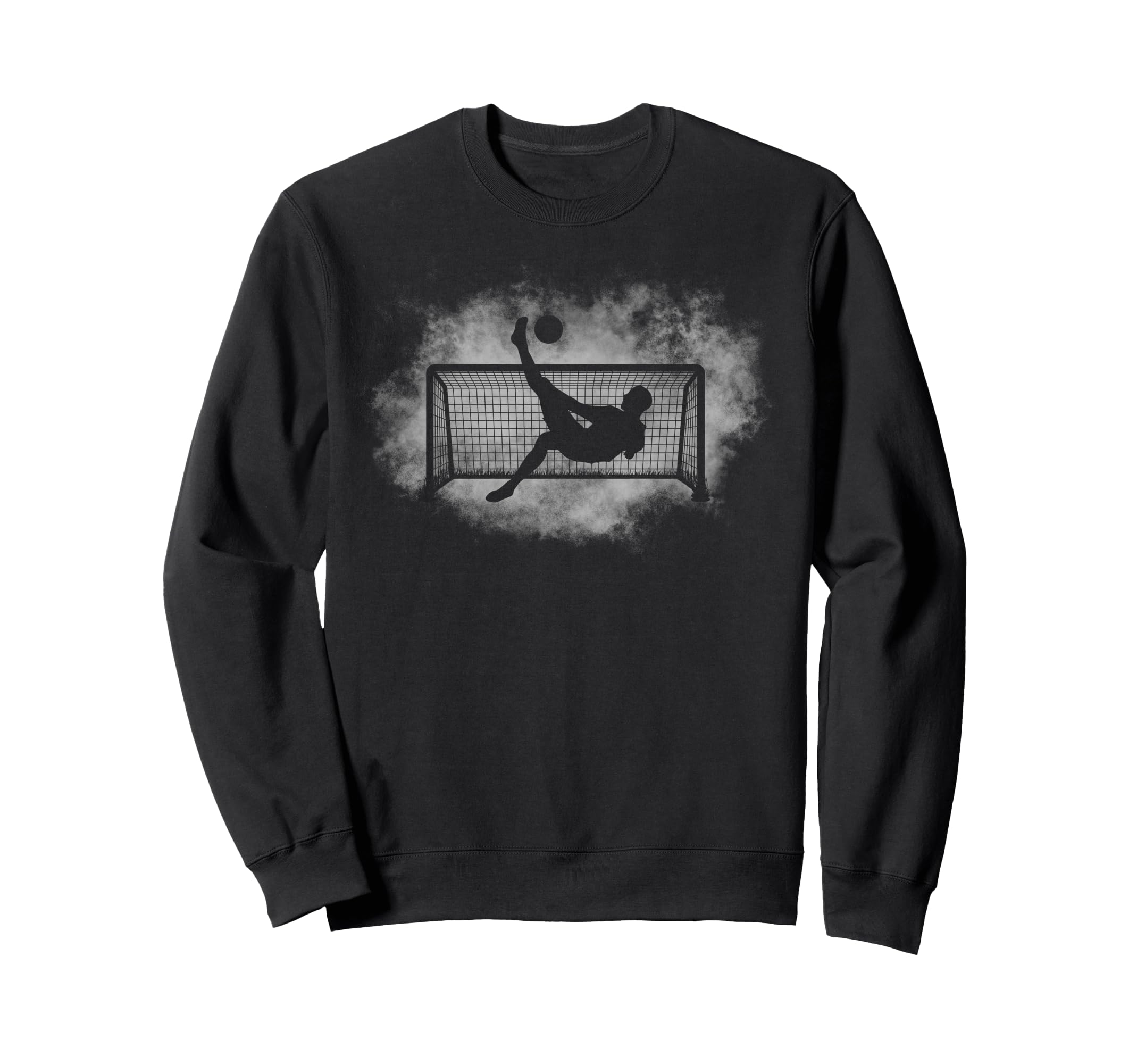 Goal Soccer Bicycle Kick Splash Sweatshirt - Aesthetic Graphic Men Women - T-Shirt, Sweatshirt, Hoodie