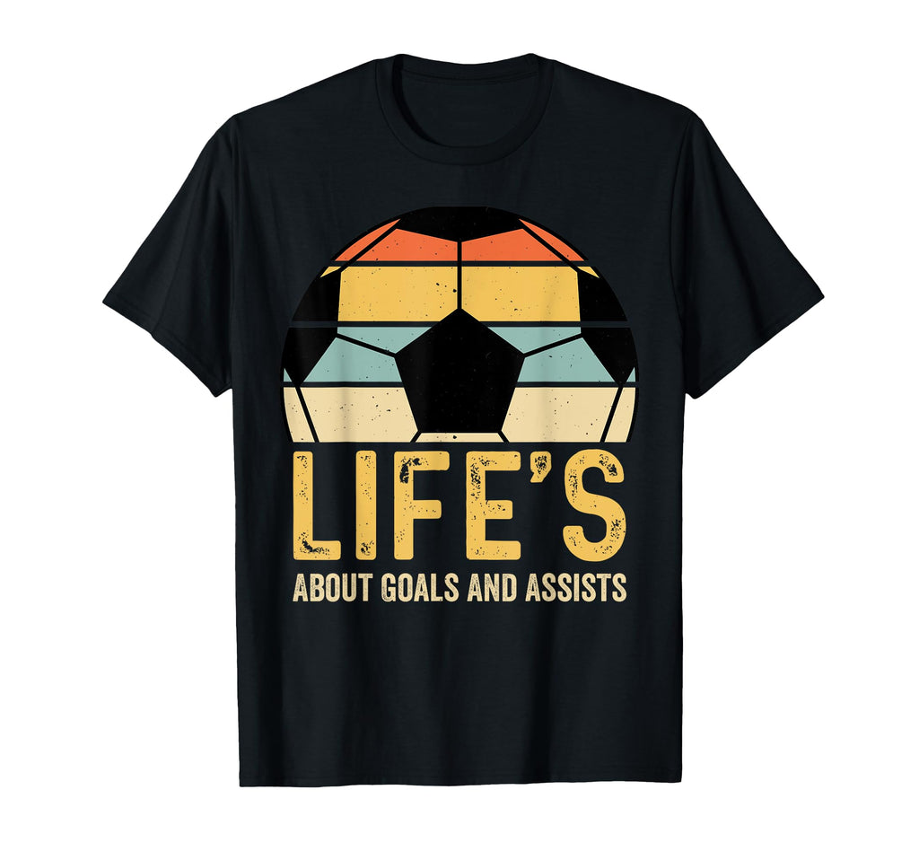 Sunset Soccer Ball Football Sports T-Shirt - Novelty Apparel for Adults - T-Shirt, Sweatshirt, Hoodie