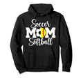 Soccer Softball Mom Ballers Softball Hoodie - Novelty Apparel Men Women - T-Shirt, Sweatshirt, Hoodie