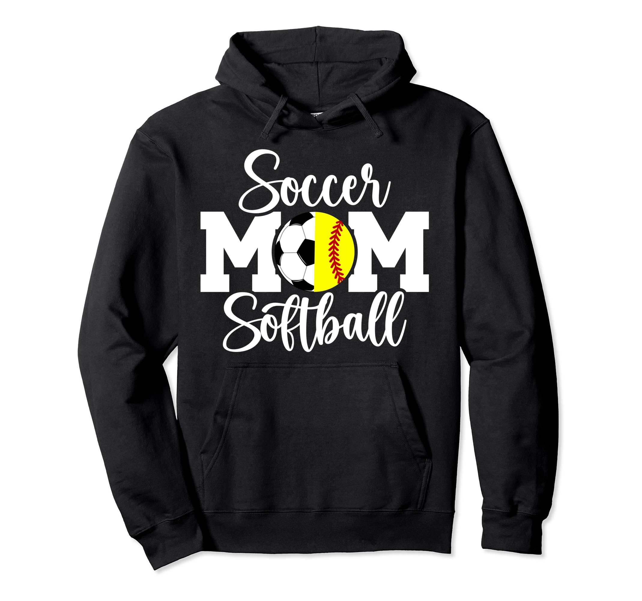 Soccer Softball Mom Ballers Softball Hoodie - Novelty Apparel Men Women - T-Shirt, Sweatshirt, Hoodie