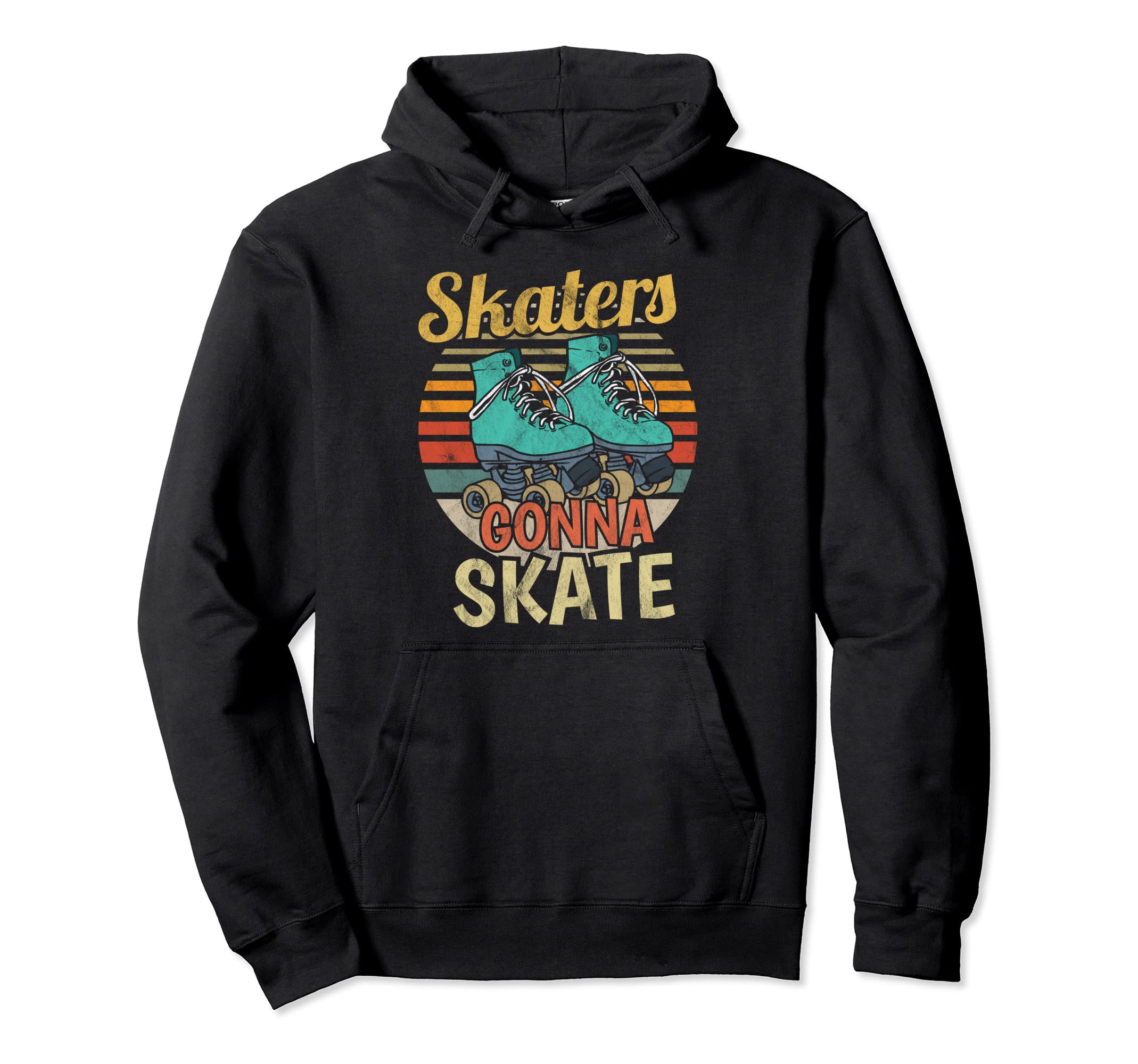 Funny Roller Skating Inline Skates Quad Hoodie - Trendy Graphic Men Women - T-Shirt, Sweatshirt, Hoodie