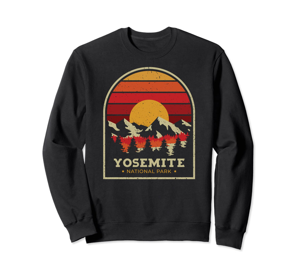 Yosemite National Park Sunset Sweatshirt - Unique Graphic Unisex - T-Shirt, Sweatshirt, Hoodie