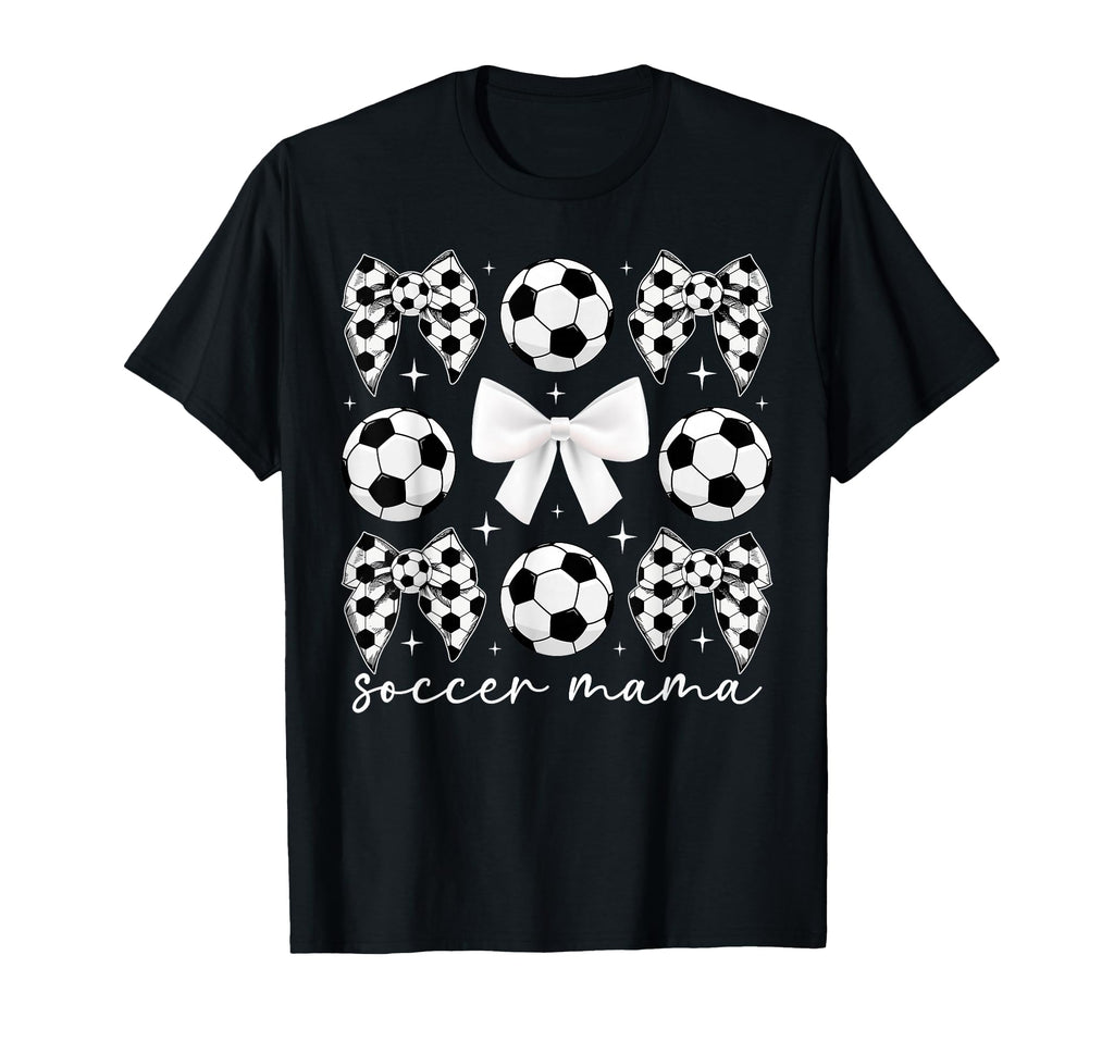 Soccer Mama Coquette Soccer Mom Soccer T-Shirt - Graphic Print Unisex - T-Shirt, Sweatshirt, Hoodie