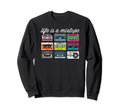 Old School Hip Hop Dj Mixtape Sweatshirt - Unique Graphic Men Women - T-Shirt, Sweatshirt, Hoodie