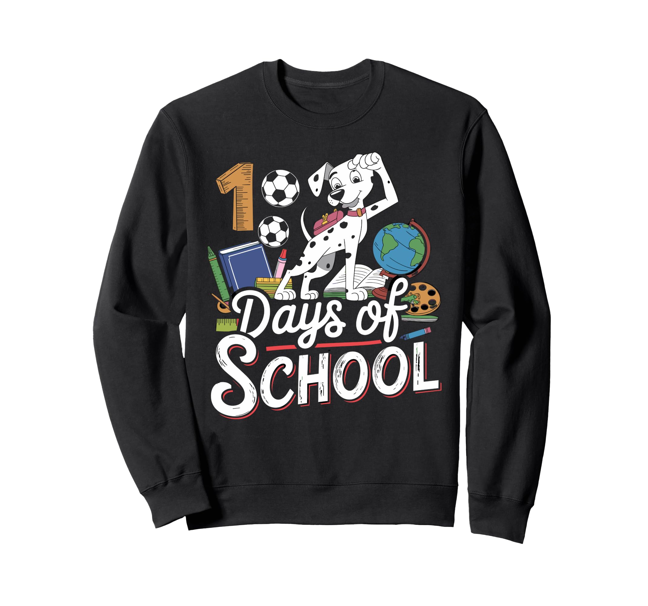 100 Day School Old Costume 100 Soccer Sweatshirt - Custom Art Print Unisex - T-Shirt, Sweatshirt, Hoodie
