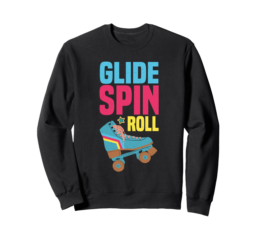 Roller Skating Roller Skates Sweatshirt - Aesthetic Graphic Men Women - T-Shirt, Sweatshirt, Hoodie