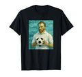Vincent Loves Football And Soccer White T-Shirt - Minimalist Print Unisex - T-Shirt, Sweatshirt, Hoodie