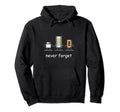 Never Forget Cassette Tape Hoodie - Graphic Print Unisex - T-Shirt, Sweatshirt, Hoodie