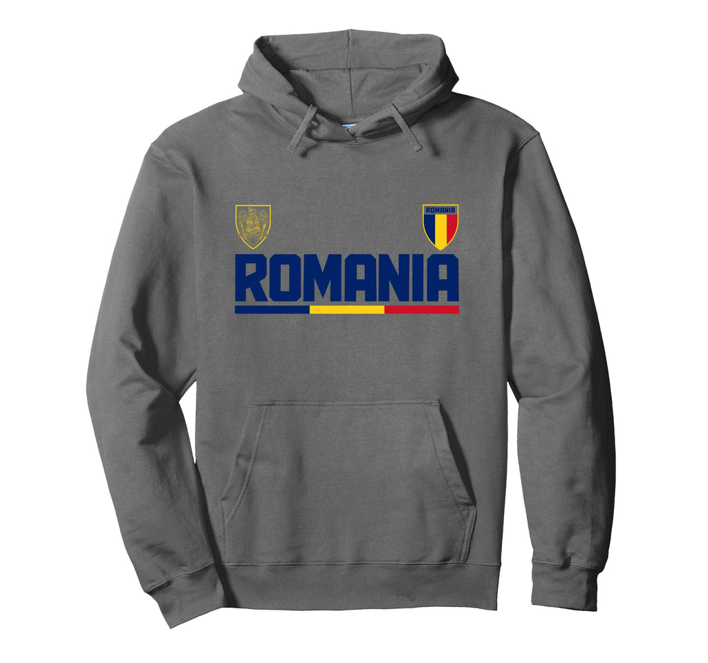 Romania Romanian Flag Pride Hoodie - Trendy Graphic Unisex - T-Shirt, Sweatshirt, Hoodie