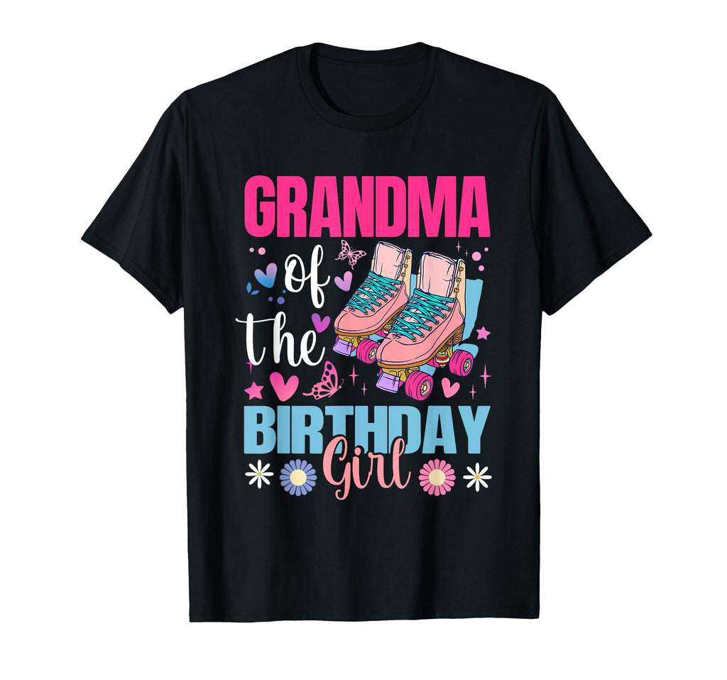 Grandma Birthday Rolling Skate Bday T-Shirt - Aesthetic Graphic for Adults - T-Shirt, Sweatshirt, Hoodie