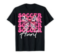 Womens Coquette Bow Ribbon Soccer T-Shirt - Custom Art Print for Adults - T-Shirt, Sweatshirt, Hoodie