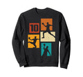 10Th Birthday Handball Player Sweatshirt - Minimalist Print Men Women - T-Shirt, Sweatshirt, Hoodie