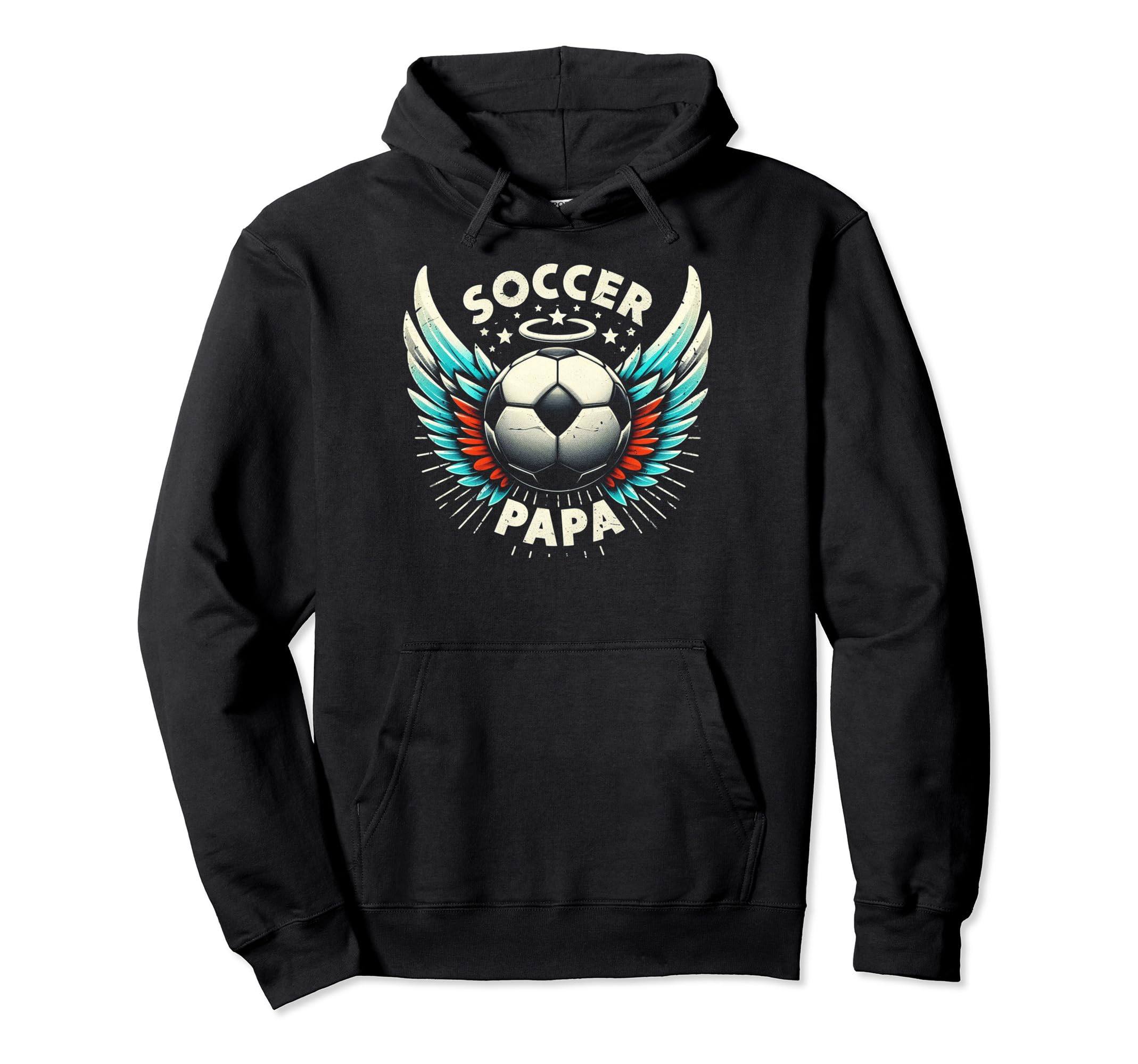 Soccer Papa Family Matching Dad Fathers Hoodie - Novelty Apparel Men Women - T-Shirt, Sweatshirt, Hoodie