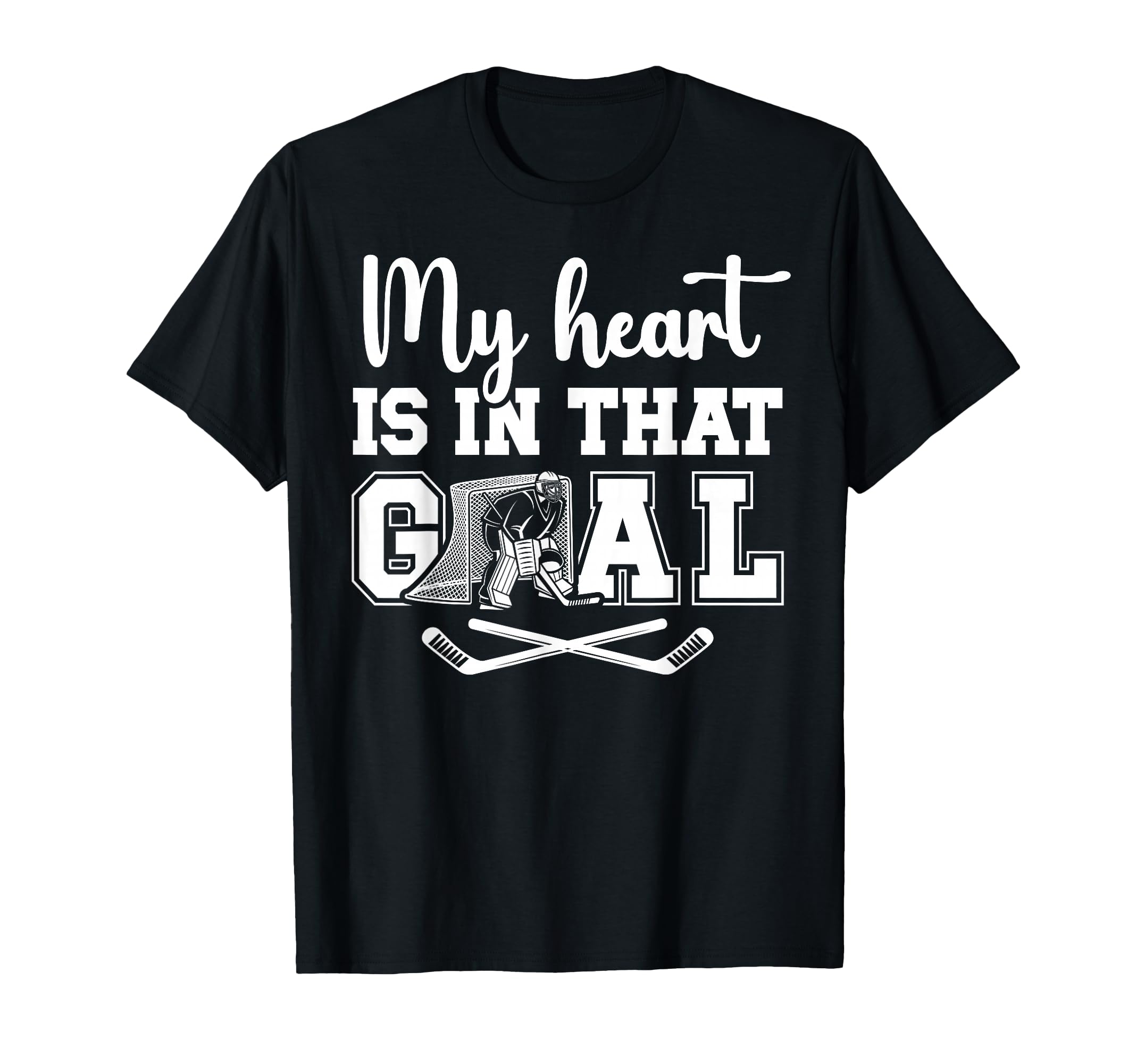 Proud Hockey Goalkeeper Mom Hockey T-Shirt - Trendy Graphic Men Women - T-Shirt, Sweatshirt, Hoodie
