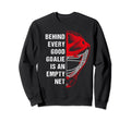 Hockey Goalkeeper Mask Player Sweatshirt - Novelty Apparel Men Women - T-Shirt, Sweatshirt, Hoodie
