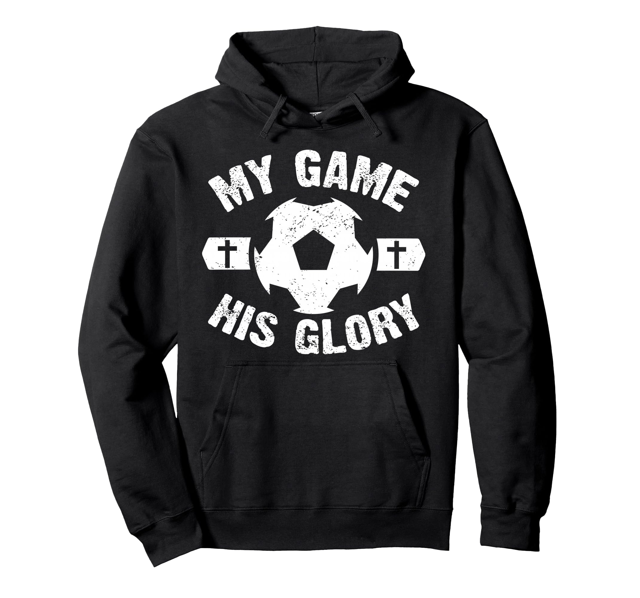 My Game His Glory Christian Soccer Christ Hoodie - Novelty Apparel Unisex - T-Shirt, Sweatshirt, Hoodie