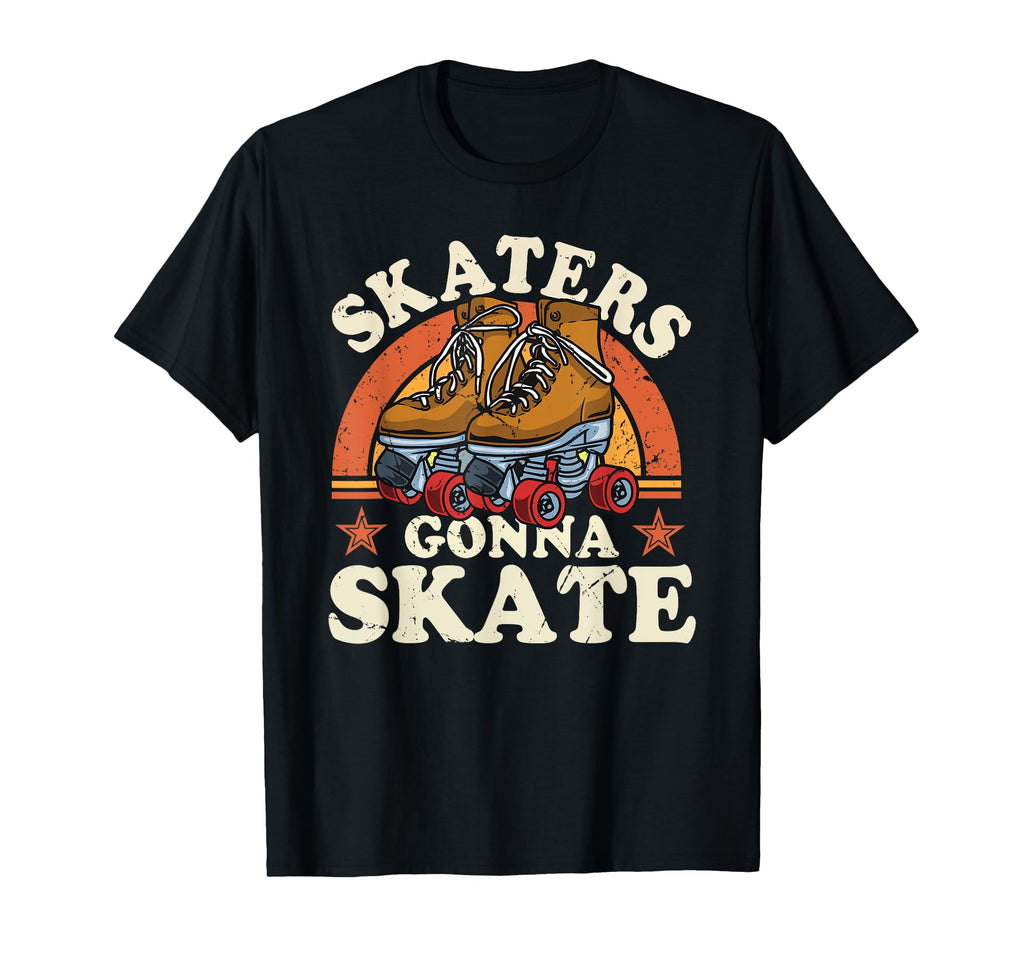 Roller Skating Skaters Gonna Skate T-Shirt - Custom Art Print Unisex - T-Shirt, Sweatshirt, Hoodie