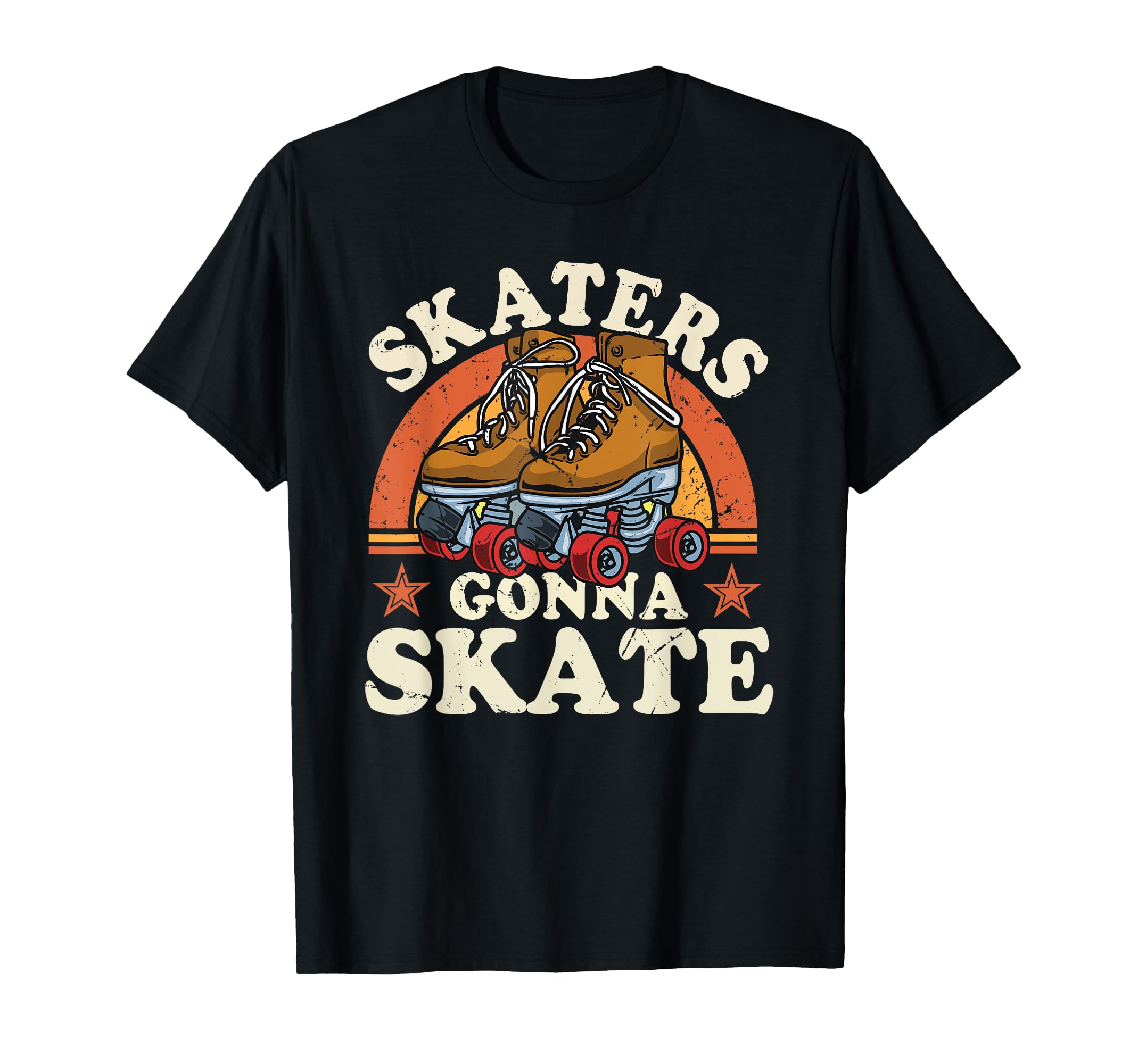 Roller Skating Skaters Gonna Skate T-Shirt - Custom Art Print Unisex - T-Shirt, Sweatshirt, Hoodie
