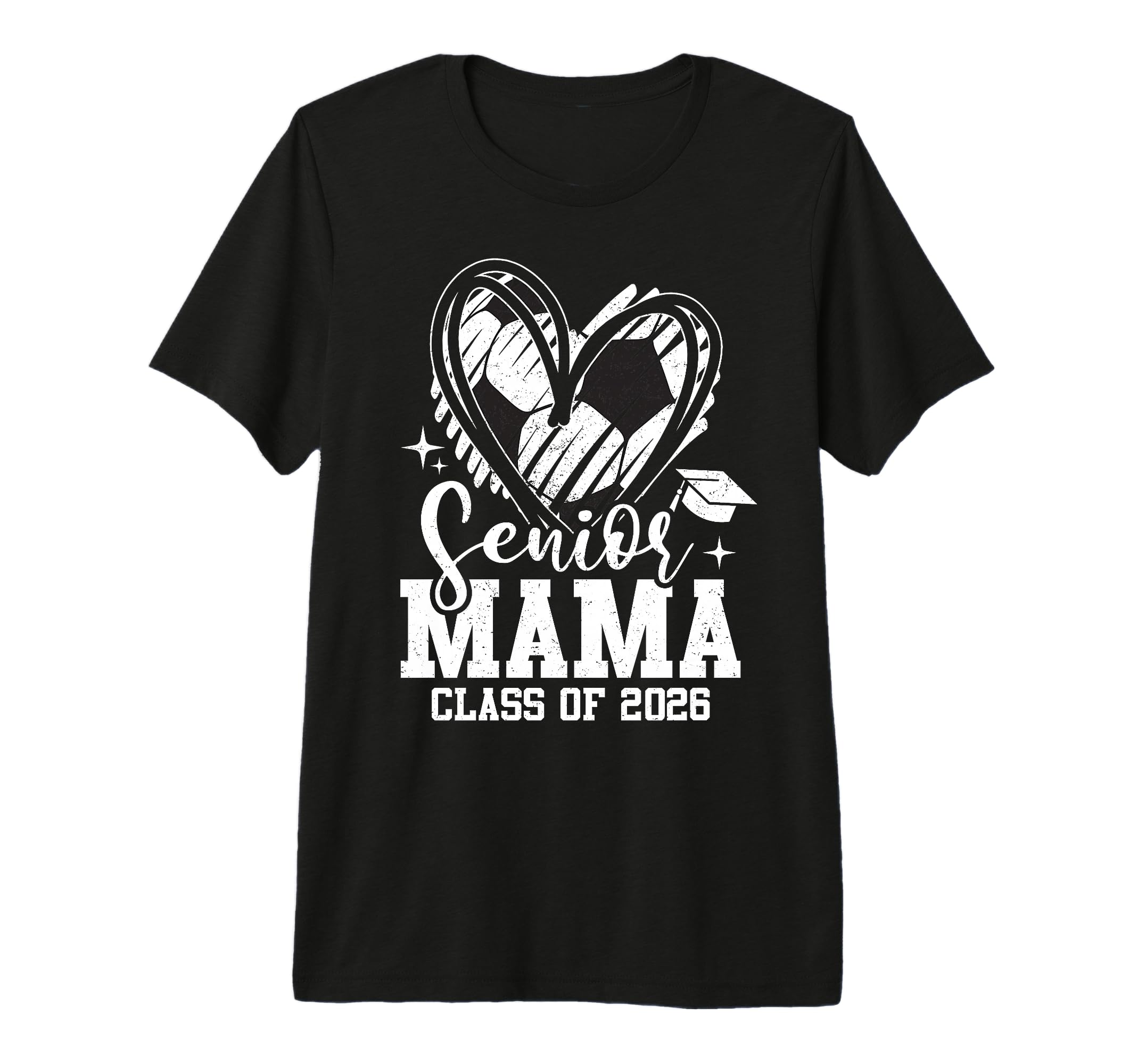 Senior Mama Class 2026 Soccer T-Shirt - Graphic Print for Adults - T-Shirt, Sweatshirt, Hoodie