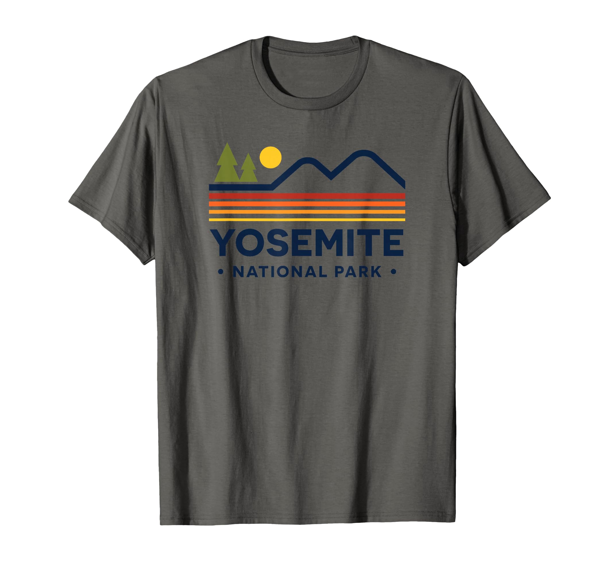Yosemite National Park T-Shirt - Minimalist Print for Adults - T-Shirt, Sweatshirt, Hoodie