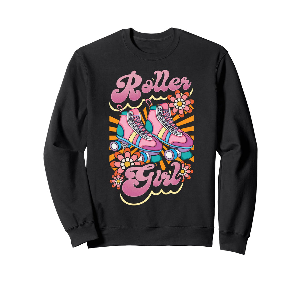Roller Skating Skate 1970S Roller Sweatshirt - Fun Novelty Design Unisex - T-Shirt, Sweatshirt, Hoodie