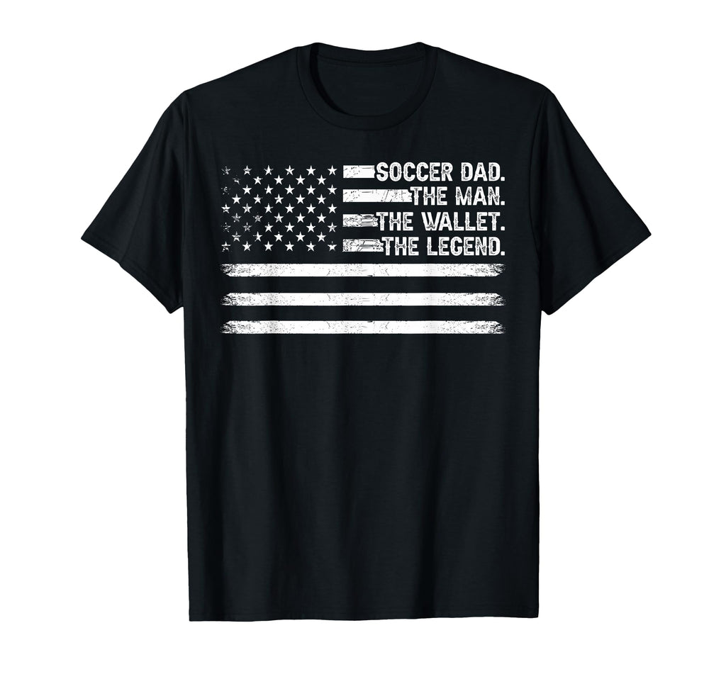 Soccer Dad Wallet Legend Fathers Day T-Shirt - Graphic Print Unisex - T-Shirt, Sweatshirt, Hoodie