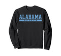 Alabama Soccer Sky Blue Text Sweatshirt - Aesthetic Graphic Men Women - T-Shirt, Sweatshirt, Hoodie