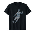 Soccer Player Typography Word Art T-Shirt - Graphic Print for Adults - T-Shirt, Sweatshirt, Hoodie