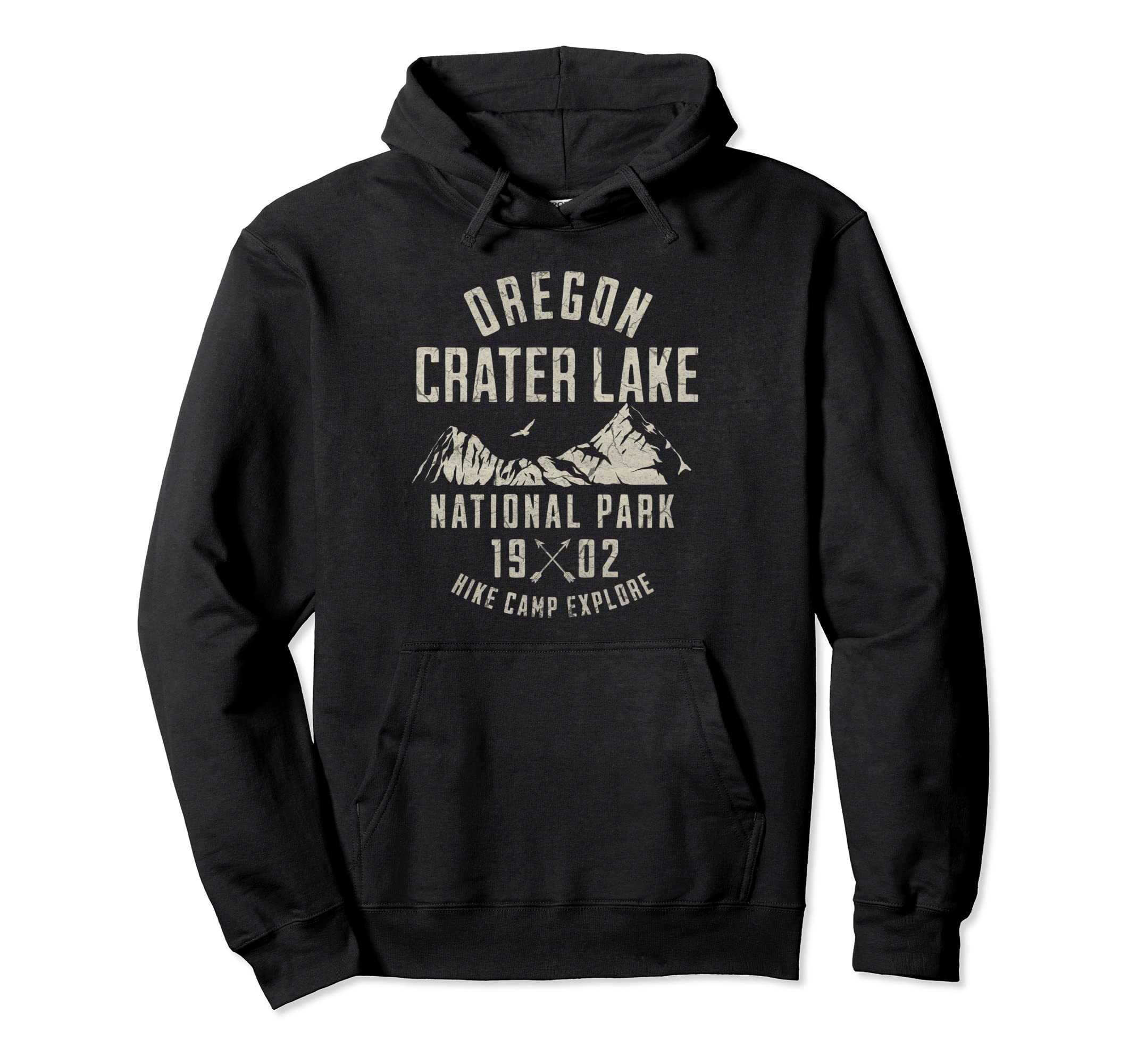 Crater Lake National Park Oregon Nature Hoodie - Graphic Print for Adults - T-Shirt, Sweatshirt, Hoodie