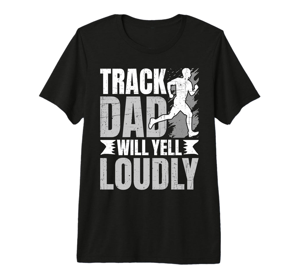 Distressed Running Dad Loudly Dad T-Shirt - Unique Graphic Men Women - T-Shirt, Sweatshirt, Hoodie