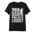 Distressed Running Dad Loudly Dad T-Shirt - Unique Graphic Men Women - T-Shirt, Sweatshirt, Hoodie