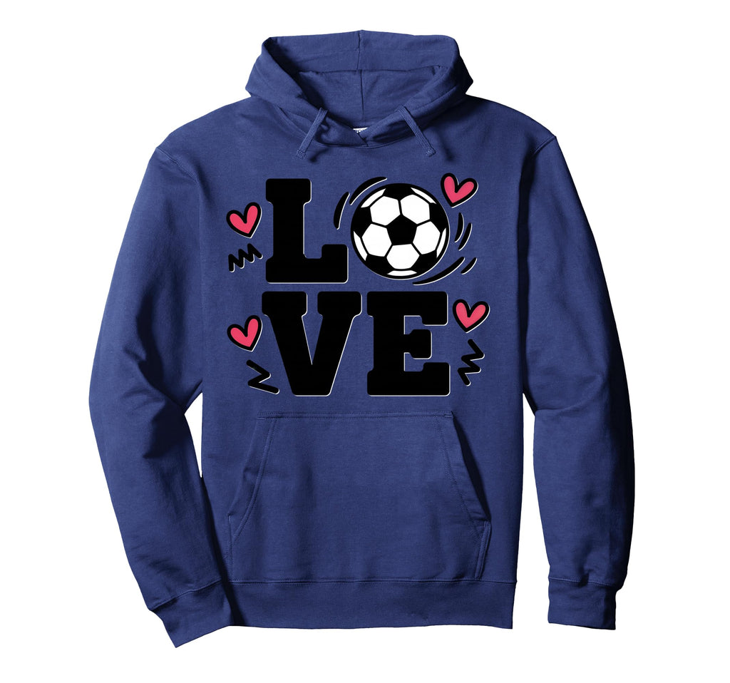 Love Soccer Player Womens Beautiful Hoodie - Aesthetic Graphic for Adults - T-Shirt, Sweatshirt, Hoodie