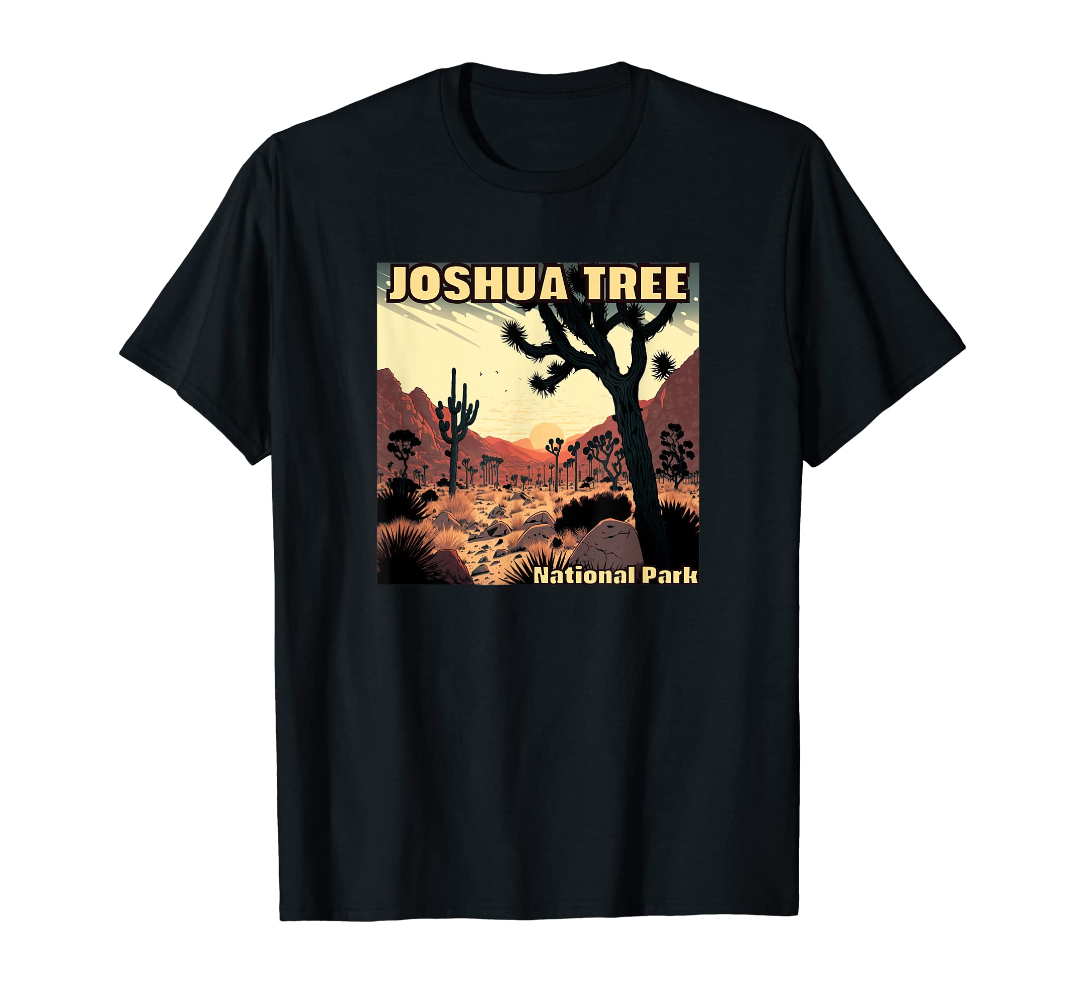 Joshua Tree National Park Desert T-Shirt - Fun Novelty Design for Adults - T-Shirt, Sweatshirt, Hoodie