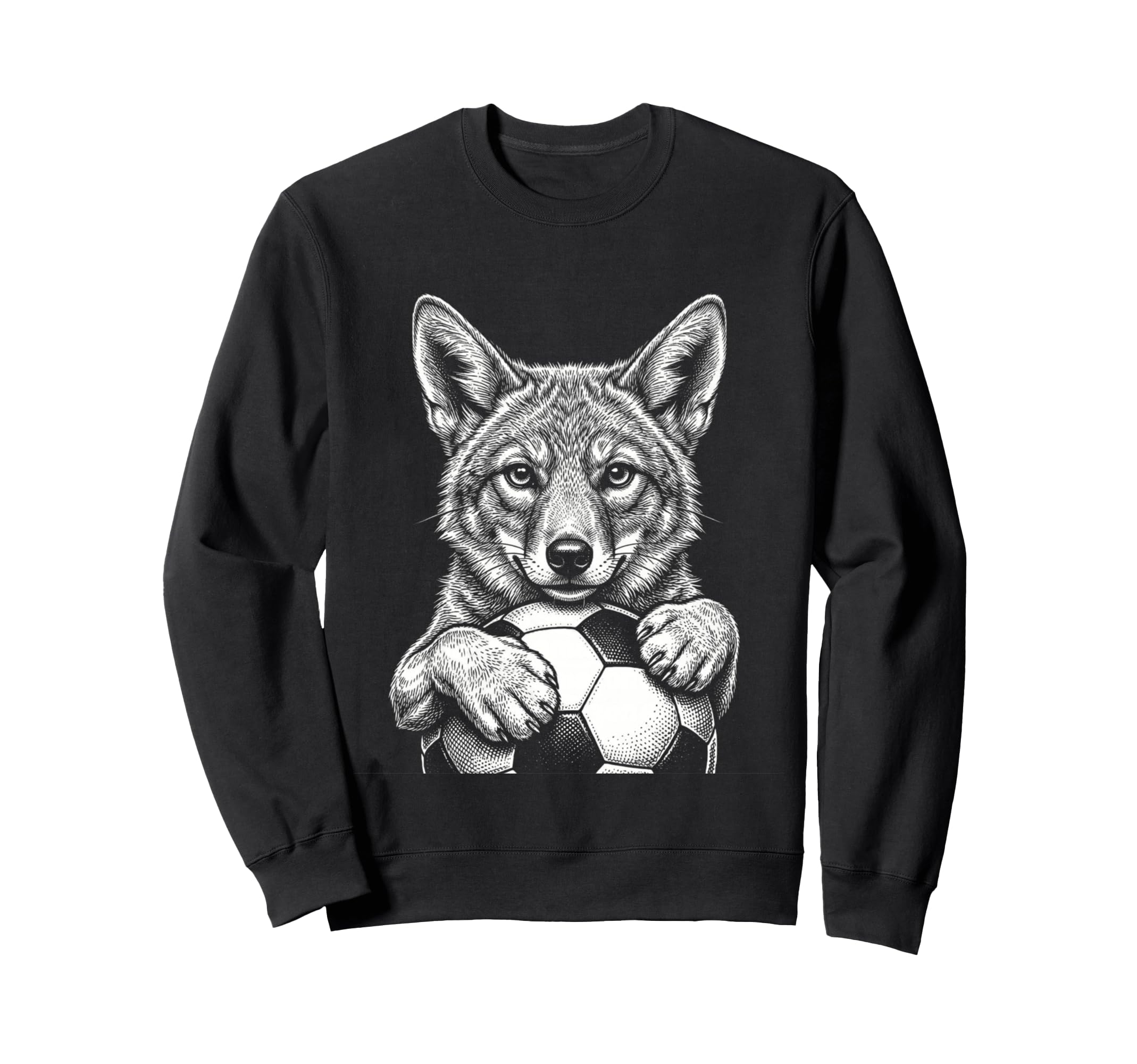 Black And White Prairie Mascot Sweatshirt - Trendy Graphic Men Women - T-Shirt, Sweatshirt, Hoodie