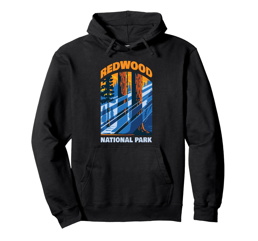 Redwood Us National Park Hoodie - Casual Everyday Wear Men Women - T-Shirt, Sweatshirt, Hoodie