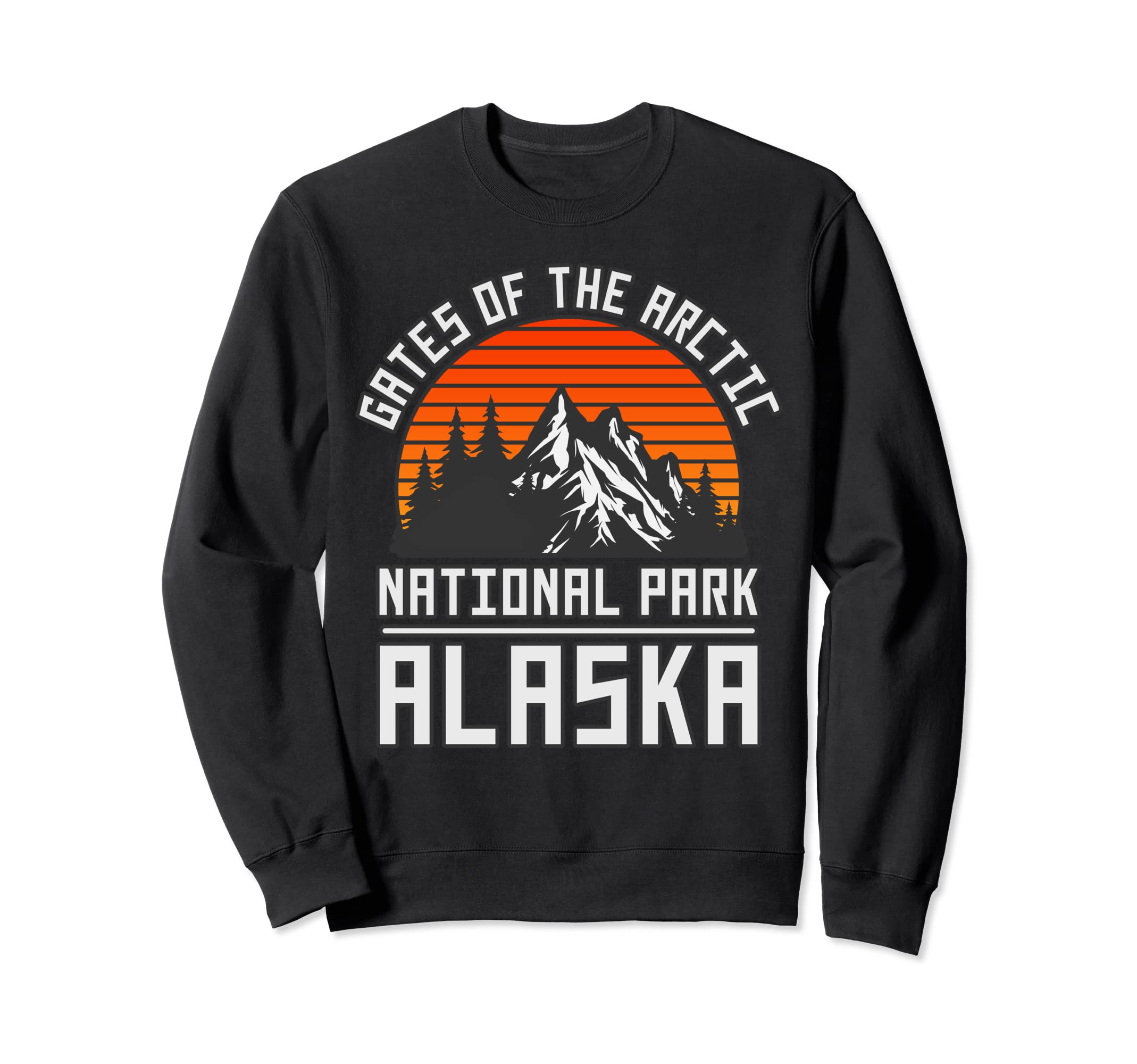 Gates Arctic National Park Alaska Hiking Sweatshirt - Graphic Print Unisex - T-Shirt, Sweatshirt, Hoodie