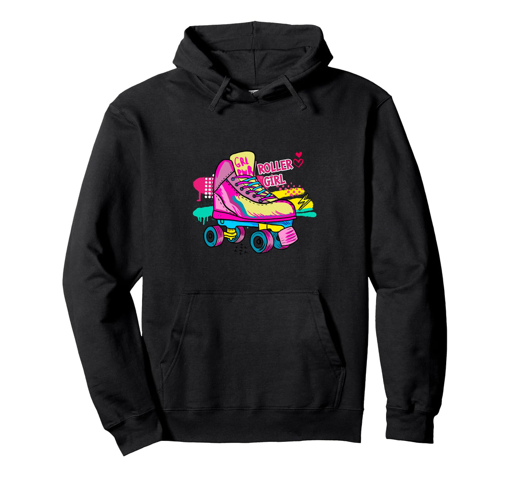 Roller Roller Skater Colorful Roller Hoodie - Casual Everyday Wear Unisex - T-Shirt, Sweatshirt, Hoodie