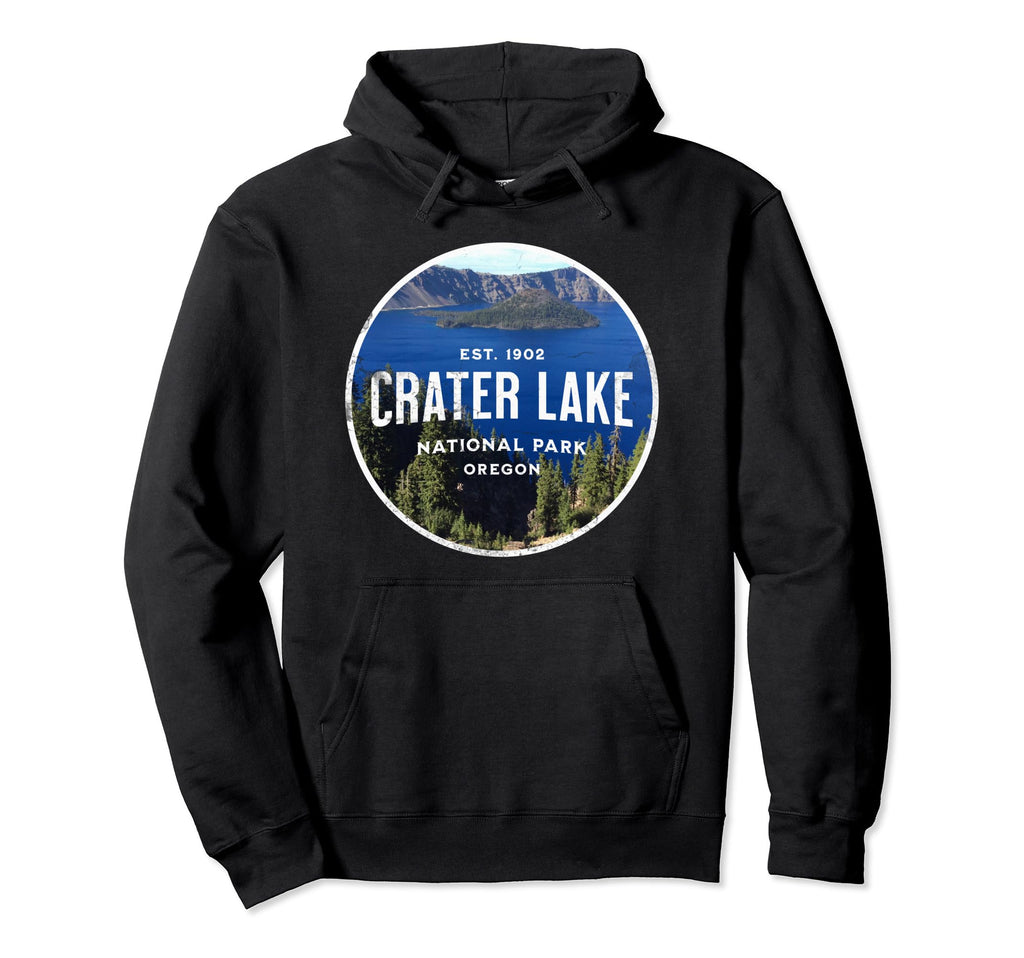 Crater Lake National Park Oregon Usa Hoodie - Custom Art Print Men Women - T-Shirt, Sweatshirt, Hoodie