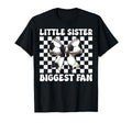 Little Sister Biggest Fan Soccer Sister T-Shirt - Graphic Print for Adults - T-Shirt, Sweatshirt, Hoodie