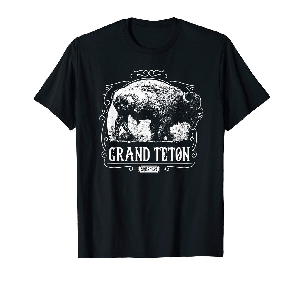 Grand Teton National Park Bison Wyoming T-Shirt - Streetwear Style Unisex - T-Shirt, Sweatshirt, Hoodie