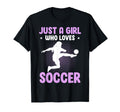 Just Who Loves Soccer T-Shirt - Casual Everyday Wear for Adults - T-Shirt, Sweatshirt, Hoodie