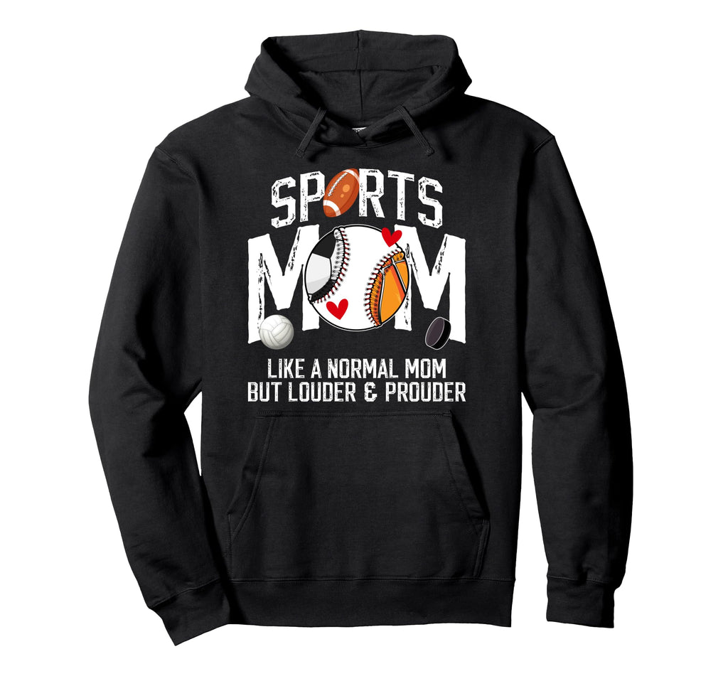 Sports Mom Definition Sports Mama Hoodie - Minimalist Print for Adults - T-Shirt, Sweatshirt, Hoodie