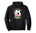 Baseball Soccer Mom Both Busy Hoodie - Aesthetic Graphic for Adults - T-Shirt, Sweatshirt, Hoodie