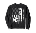 Soccer Mom America Flag Sweatshirt - Casual Everyday Wear Unisex - T-Shirt, Sweatshirt, Hoodie