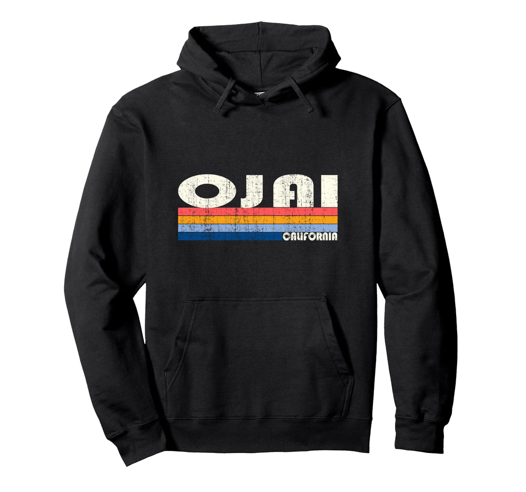 70S 80S Ojai Ca Hoodie - Minimalist Print Men Women - T-Shirt, Sweatshirt, Hoodie