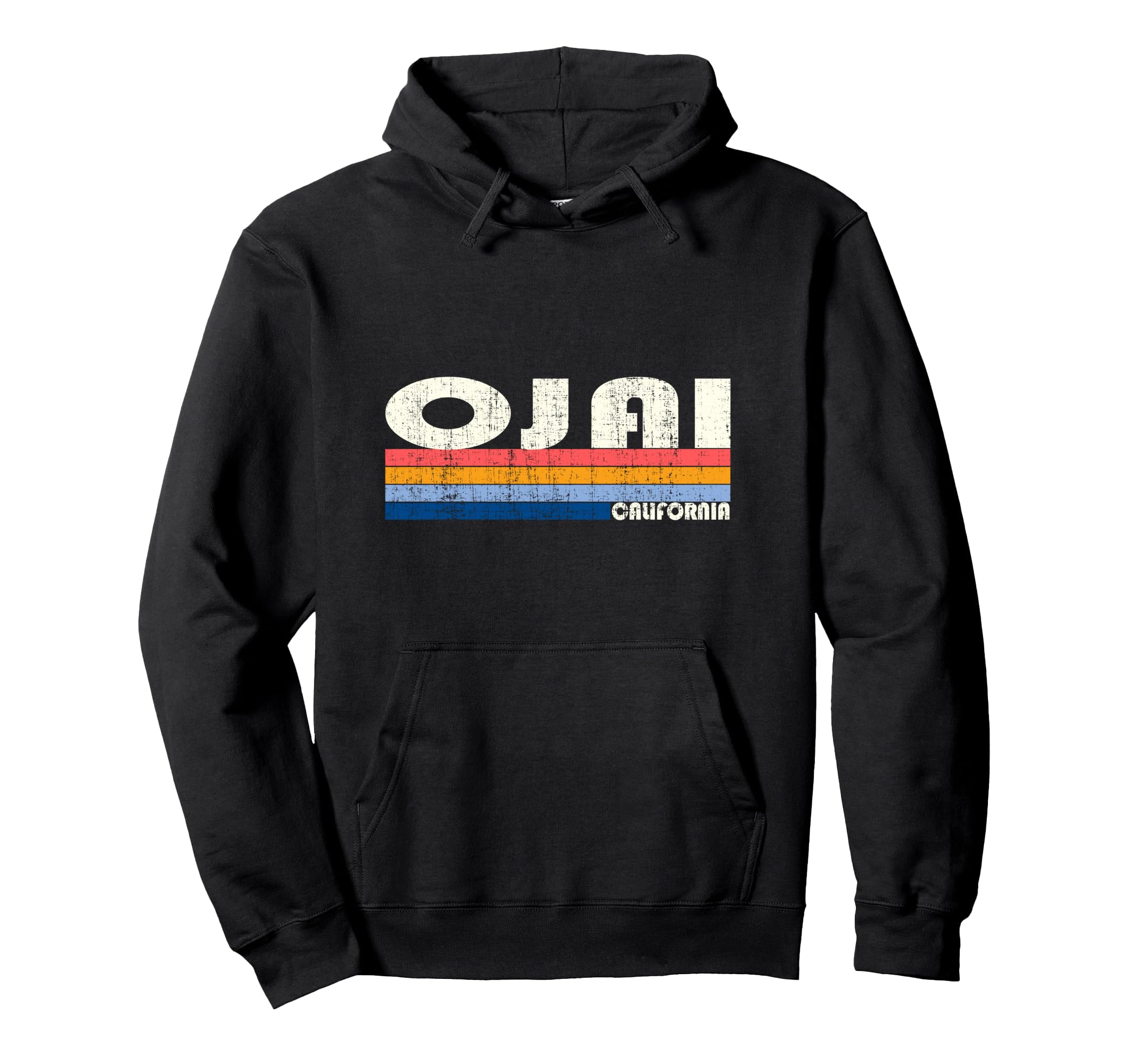 70S 80S Ojai Ca Hoodie - Minimalist Print Men Women - T-Shirt, Sweatshirt, Hoodie